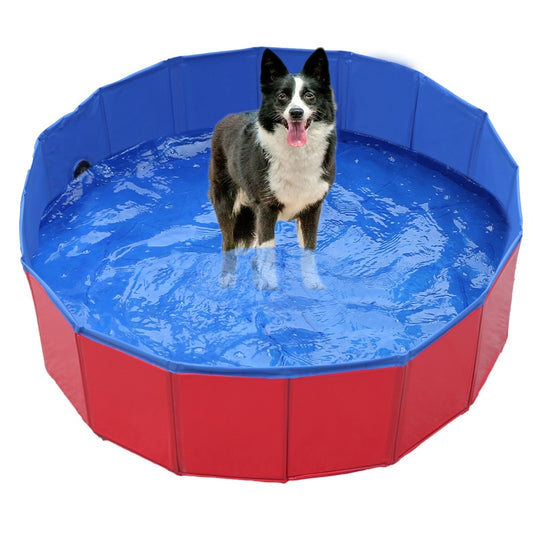 Foldable Pet Swimming Pool - Perfect for Dogs, Cats, and Kids PetTech Paradise