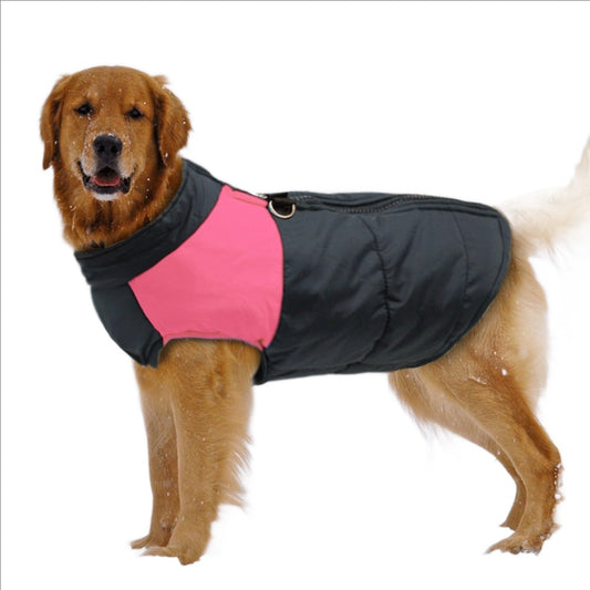 Waterproof Winter Jacket for Large Dogs: Cozy Pet Overalls PetTech Paradise