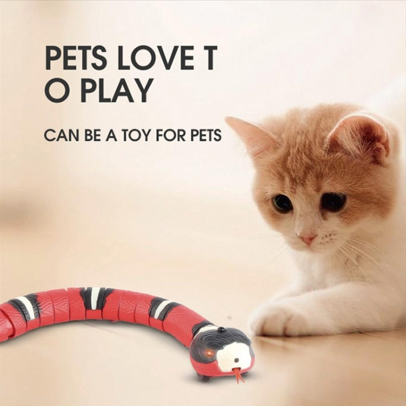 Smart Sensing Snake Toy - Interactive Fun for Cats PetTech Paradise