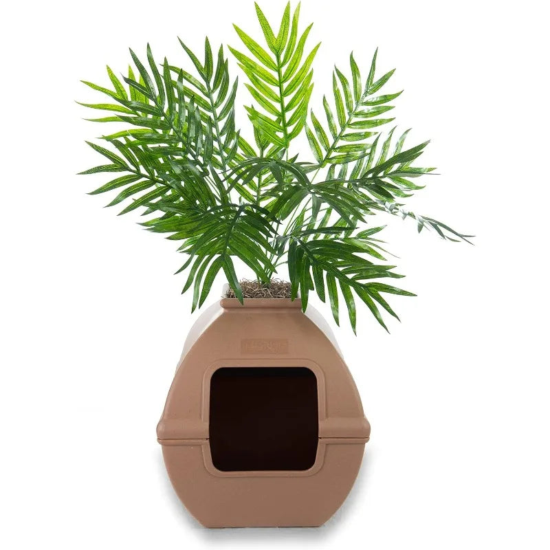 Courtyard Concealed Cat Planter