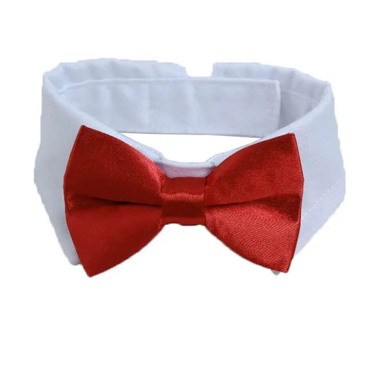 The Perfect Accessory for Dapper Dogs & Stylish Cats: Adjustable Bowtie Collar