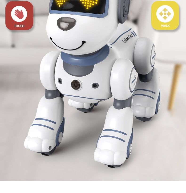 RC Stunt Robot Dog - Voice Command & Touch-Sensing Fun PetTech Paradise